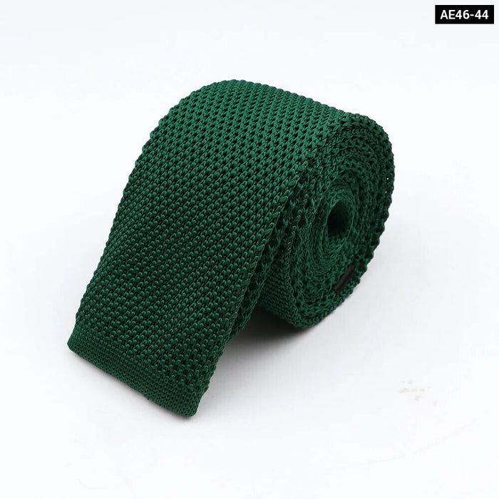 Colourful Knit Tie For Men Weddings Business And Parties