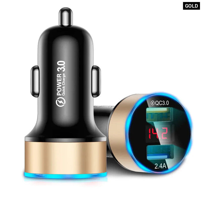 Universal Dual Usb Car Charger For Iphone Samsung