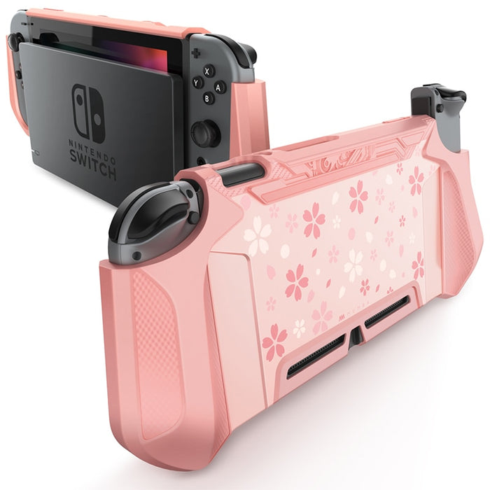 For Nintendo Switch Case MUMBA Series Blade TPU Grip Protective Cover Dockable Case Compatible with Console & Joy-Con Controller