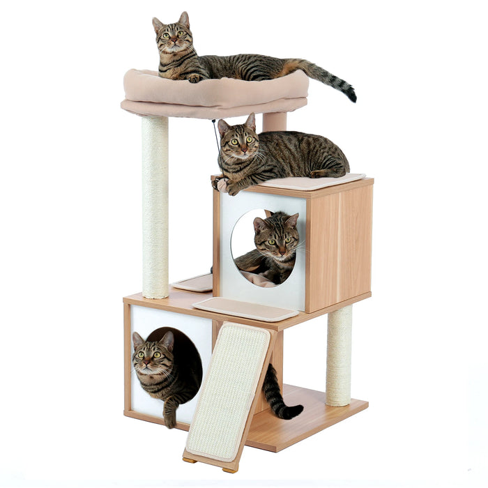 Multi Level Cat Tree Condo Toys Nest