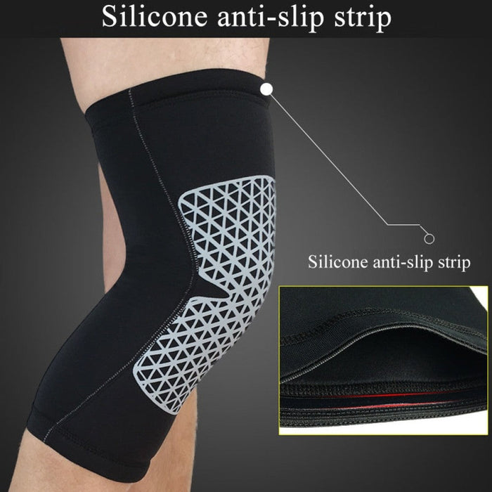 1Piece Elastic Nylon Sports Knee Sleeves Braces For Fitness Running Cycling