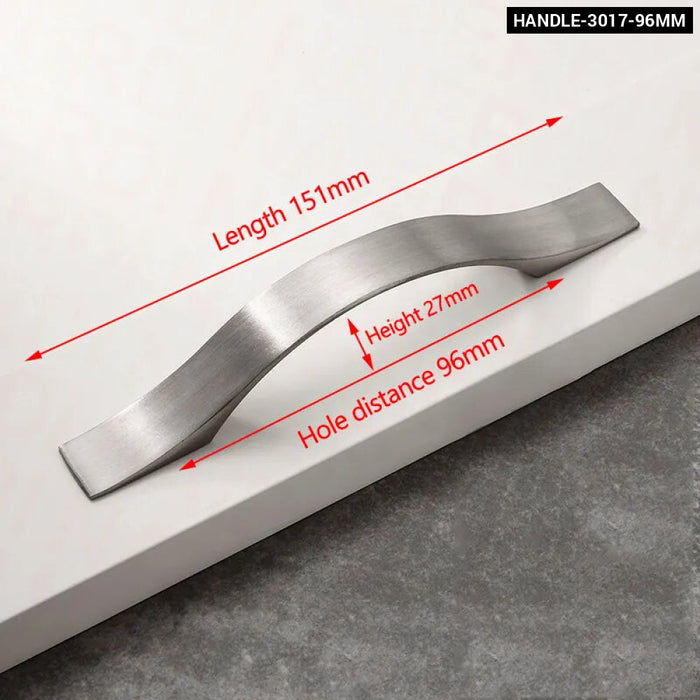 Modern Brushed Kitchen Cabinet Handles