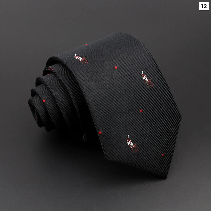 Floral Feather Tie For Weddings And Daily Wear