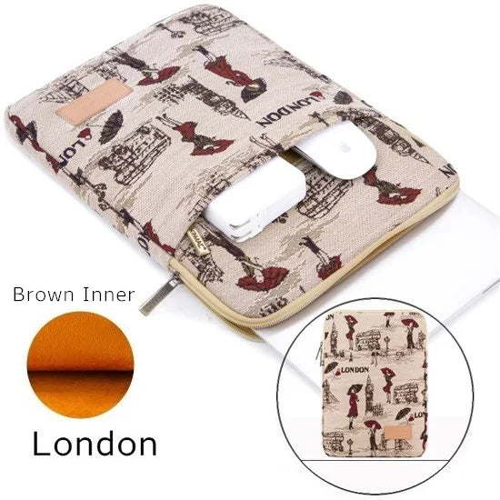 For Macbook Air Pro M1 Mens 12,13.3,14,15.4,15.6 Inch Shockproof Sleeve Case Laptop Bag