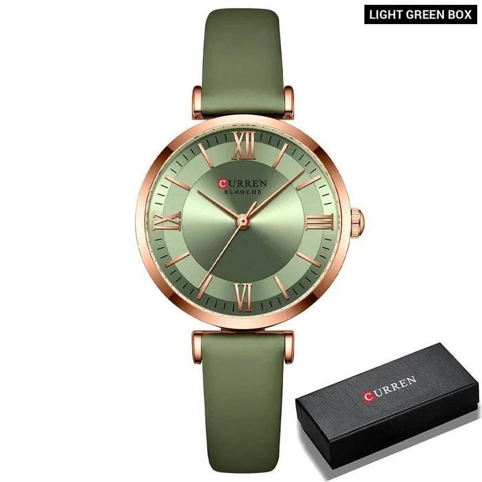 Watches For Women Simple Quartz Leather Clock Female Elegant Wristwatches