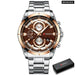 Gold Watches Men’s Quartz Wristwatch Fashion Sport