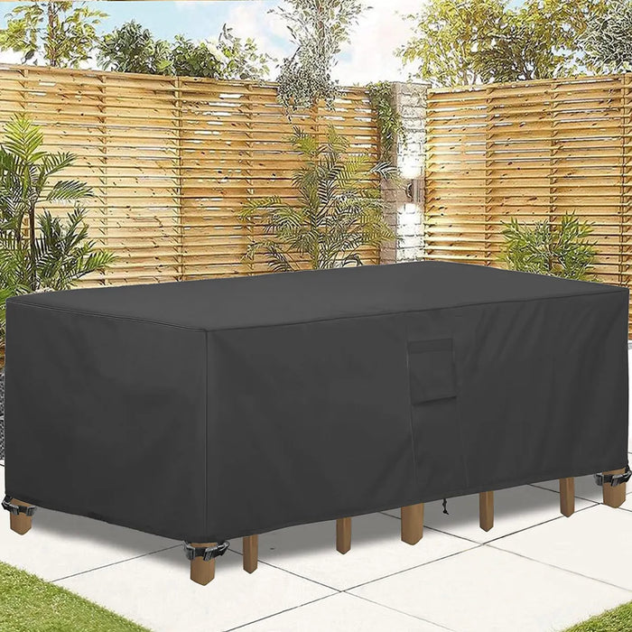 420D Outdoor Waterproof Patio Furniture Covers Heavy Extra Large Garden Rain Snow WindProof Anti-UV Cover