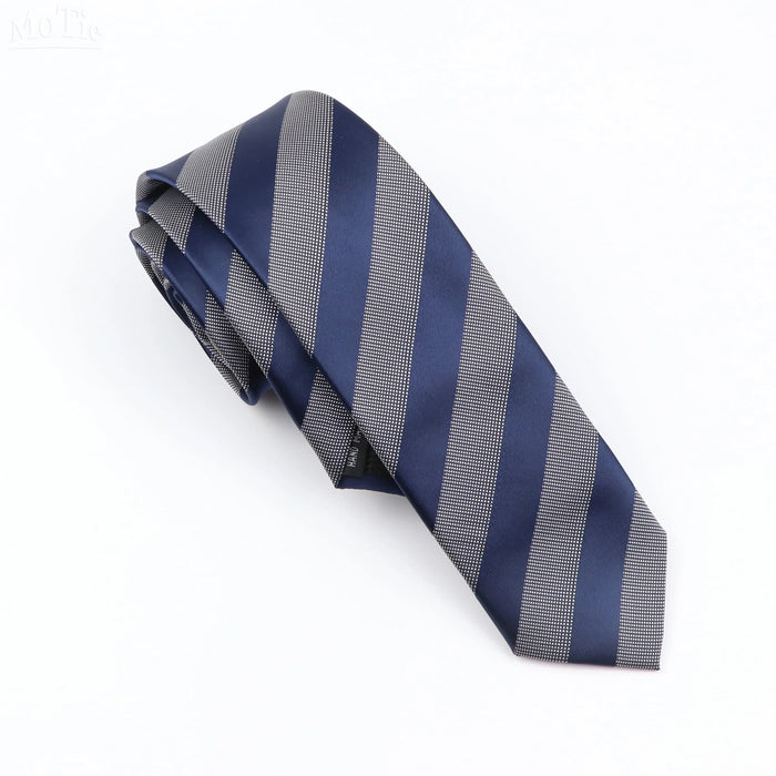 Classic Plaid Striped Tie For Weddings Business And Parties