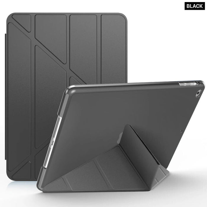 Ipad 10 Inch2 Case Multi Fold Pu Leather Tablet Cover For Ipad 7 8 9 Gen