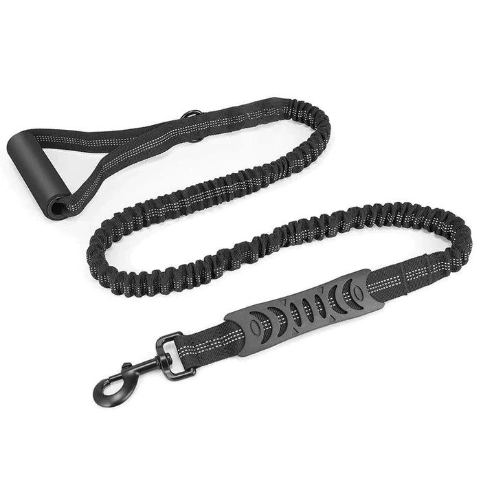 Elastic Bungee Dog Leash Lead Heavy Duty Ergonomic Padded Handle Reflective Pet Leash