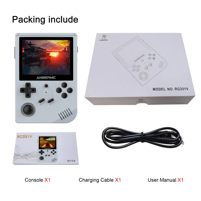 16g Rk3326 Retro Game Console 3.5 Screen Open Source Kid S