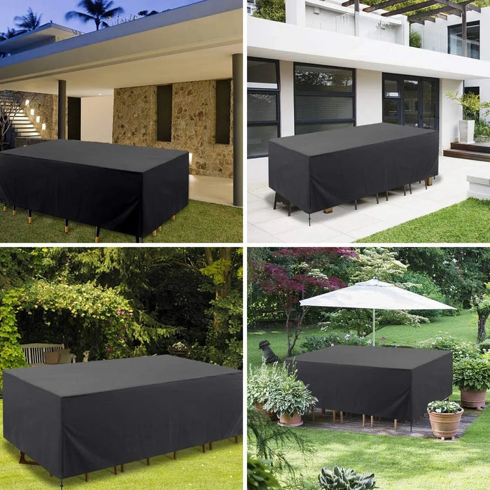 80 Sizes Black Outdoor Patio Garden Furniture Covers Rain Snow Chair covers Sofa Table Chair Dust  Waterproof Proof Cover