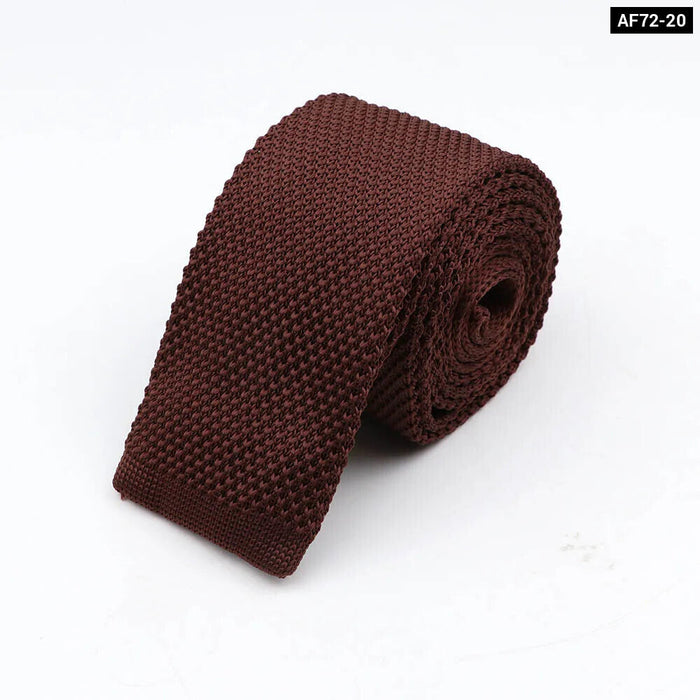 Colourful Knit Tie For Men Weddings Business And Parties