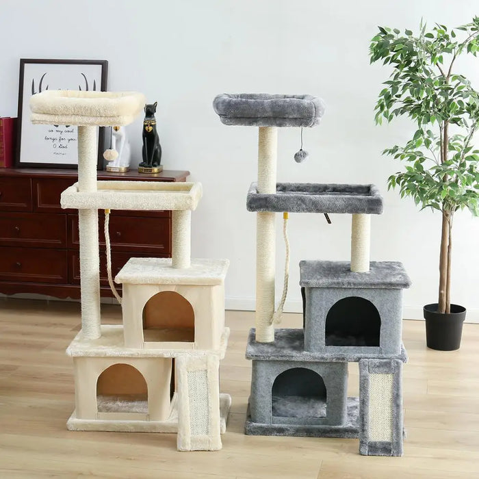 Quick Delivery Cat Tree Tower Sisal Scratching Posts Play Ball