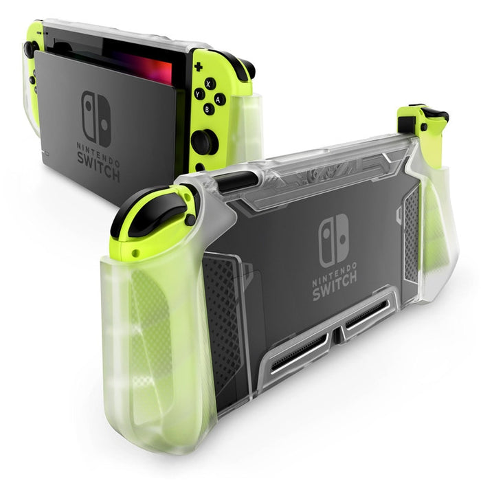 For Nintendo Switch Case MUMBA Series Blade TPU Grip Protective Cover Dockable Case Compatible with Console & Joy-Con Controller