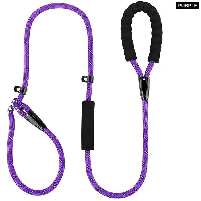 Anti Choking Dog Leash Padded Reflective Strong And Sturdy Slip Lead