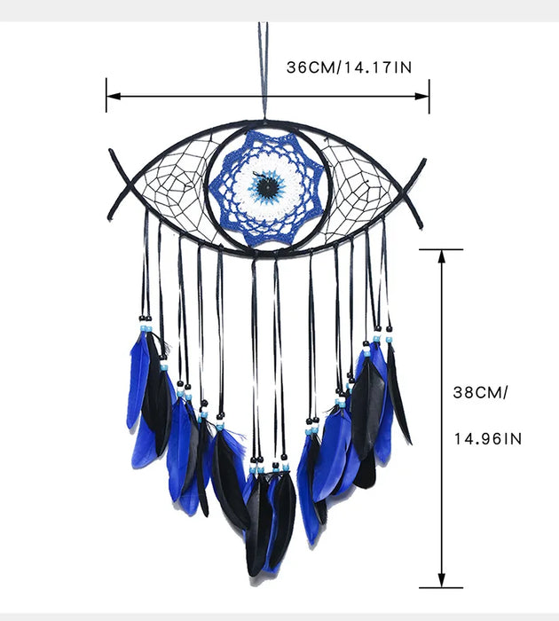 Handmade Evil Eye Dreamcatcher