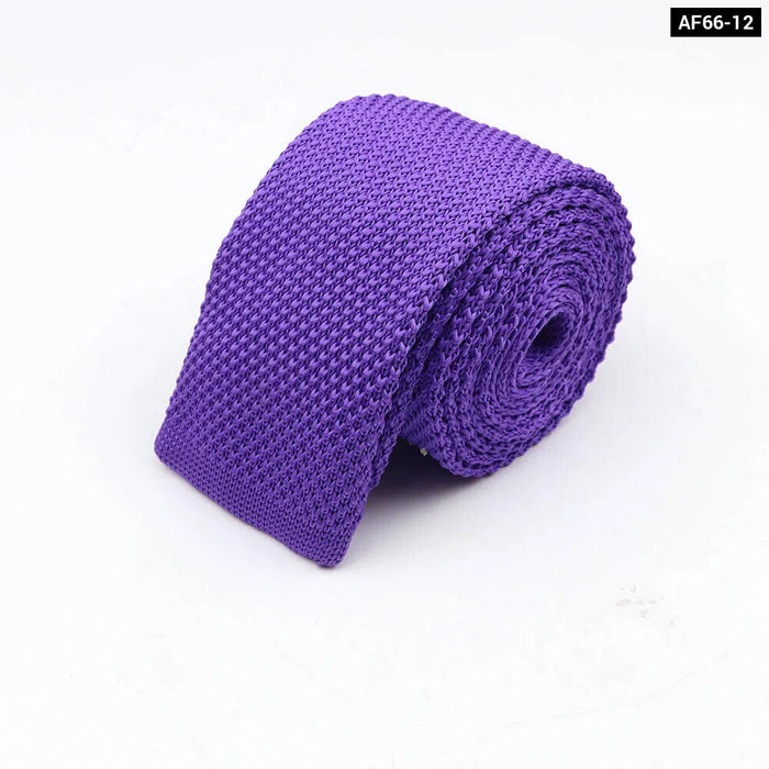 Colourful Knit Tie For Men Weddings Business And Parties