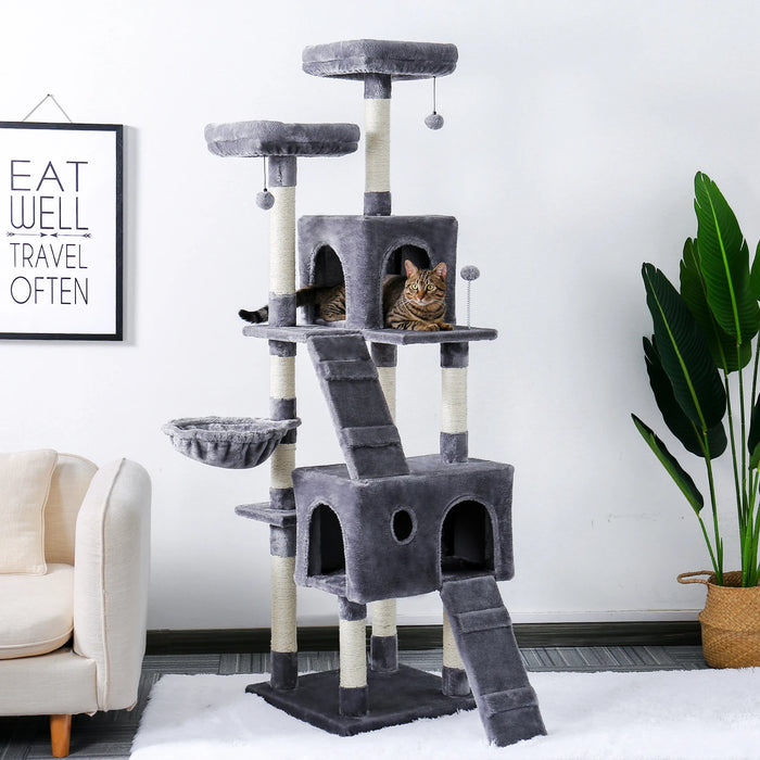 Quick Ship Cat Tree Plush Condo Scratching Posts