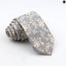 Floral Tie For Men Classic Cotton Necktie Weddings