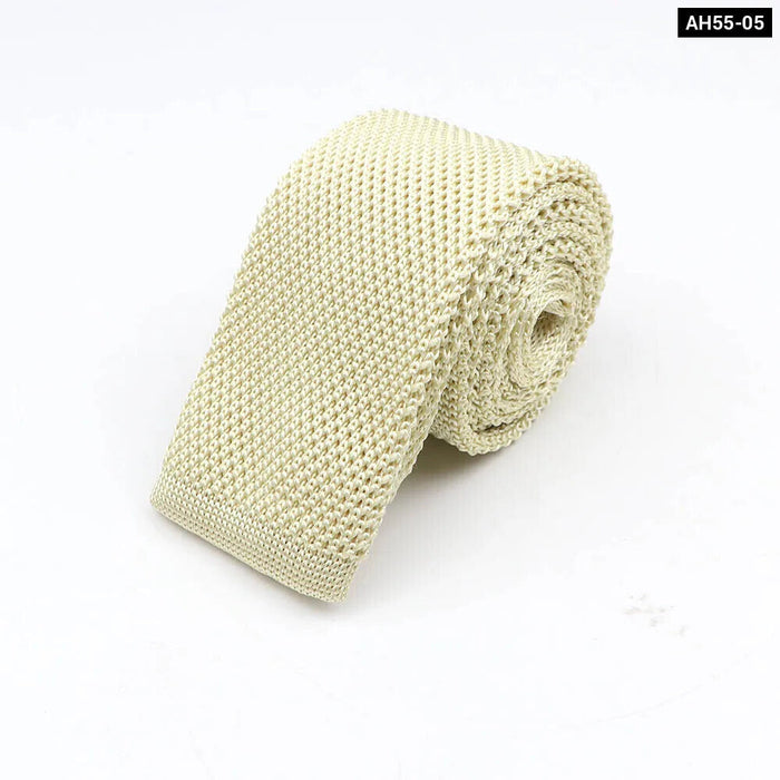 Colourful Knit Tie For Men Weddings Business And Parties