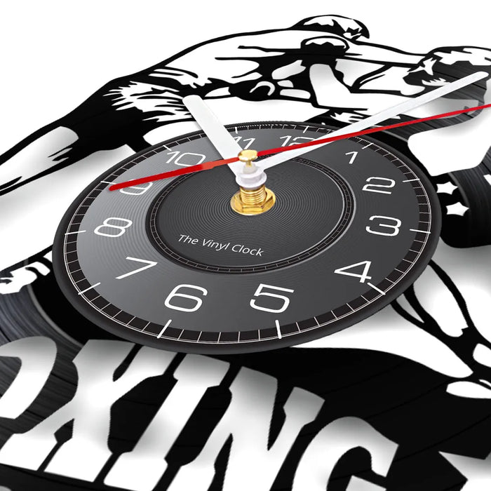 Boxing Champions Vinyl Clock