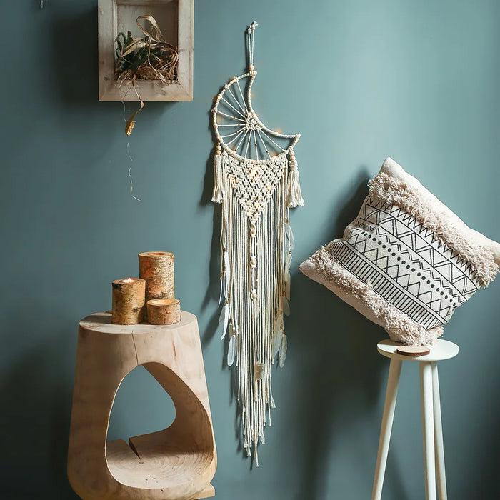 Boho Macrame Wall Hanging For Home Decor