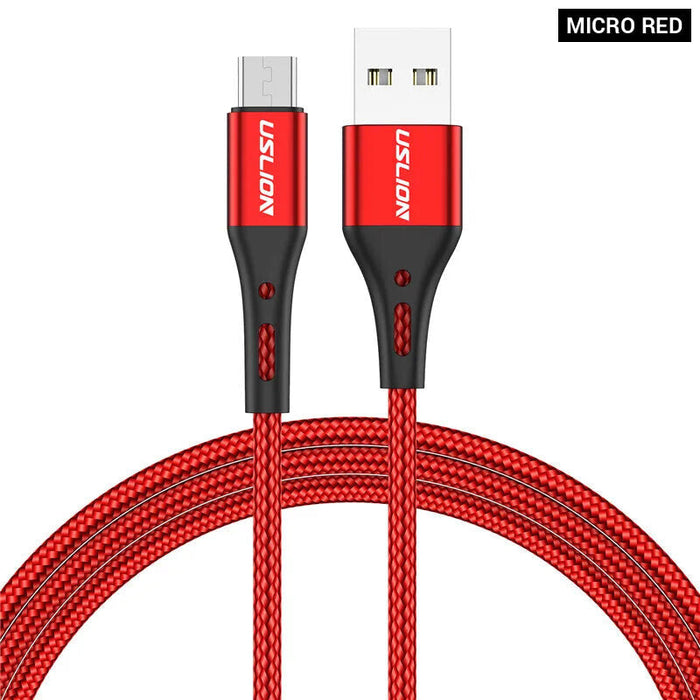 3M Fast Charging Micro Usb Cable For Samsung Xiaomi Redmi Data Charger