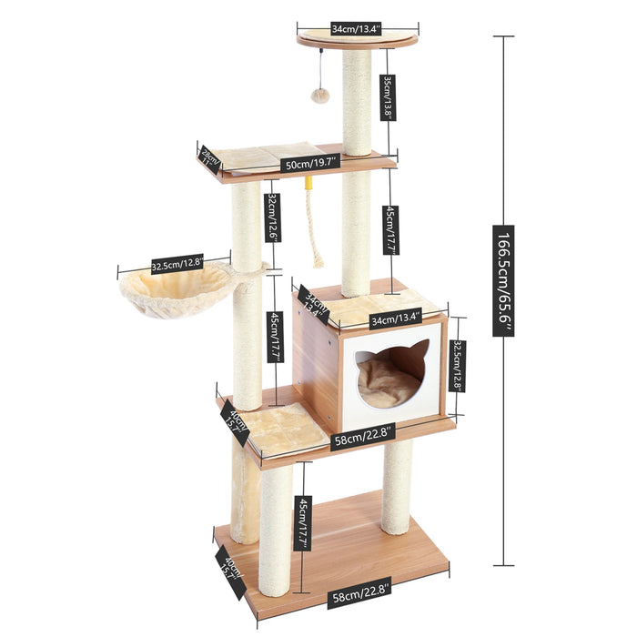 Multi Level Cat Tree Perches Scratching Post