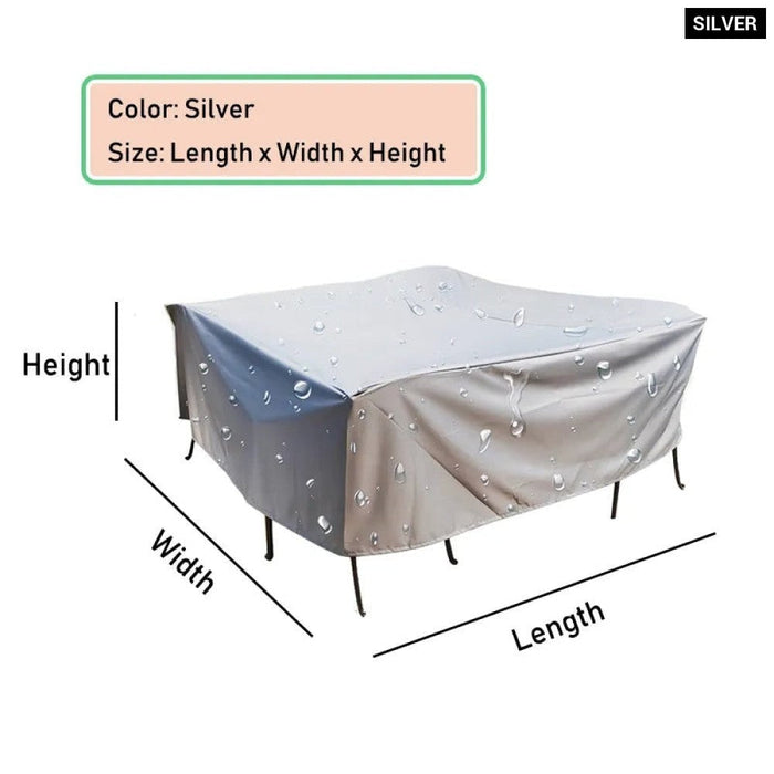 Waterproof Outdoor Patio Garden Furniture Covers Rain Snow Chair Cover for Sofa Table Chair Dust Proof