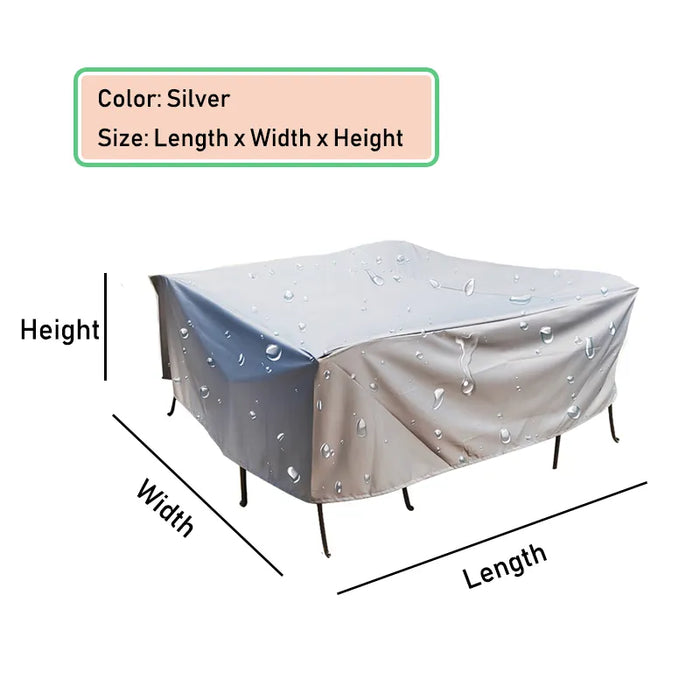 Waterproof Outdoor Patio Garden Furniture Covers Rain Snow Chair Cover for Sofa Table Chair Dust Proof