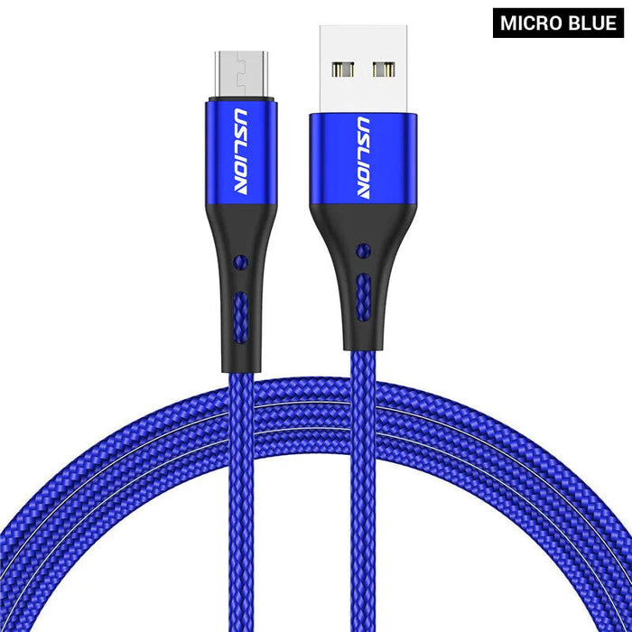 3M Fast Charging Micro Usb Cable For Samsung Xiaomi Redmi Data Charger