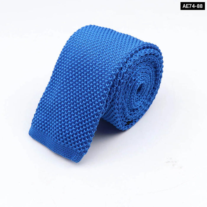 Colourful Knit Tie For Men Weddings Business And Parties