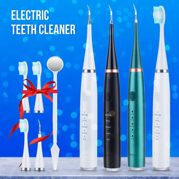 Electric Sonic Teeth Plaque Remover Brush