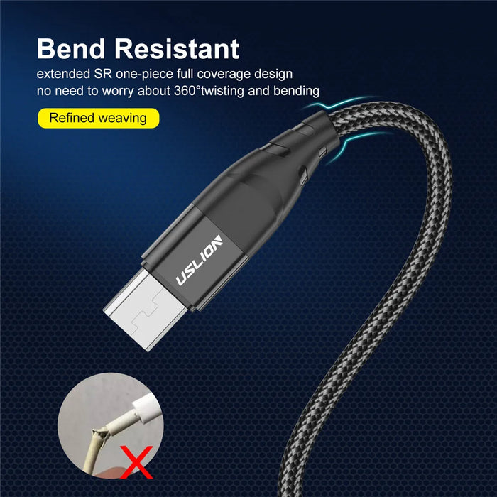 3a Quick Charge Micro Usb Cable For Xiaomi Fast Charging