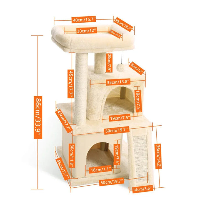 Cat Tree Tower Scratching Posts Condos