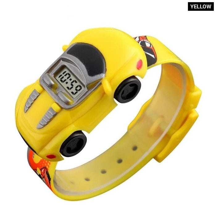 Kids Stainless Steel Band Analog Display Digital 3ATM 30M Water Resistant Wristwatch