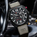 Men’s Fashion Leather Strap Quartz Wrist Watches Clock