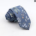 Floral Tie For Men Classic Cotton Necktie Weddings