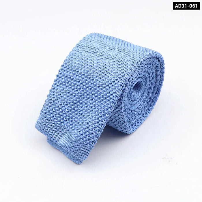 Colourful Knit Tie For Men Weddings Business And Parties