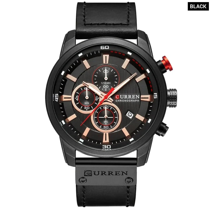 Fashion Date Quartz Men Watches Male Clock Chronograph Sport Mens Wrist Watch Hodinky