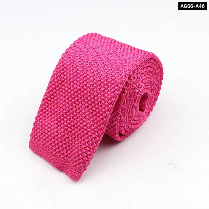 Colourful Knit Tie For Men Weddings Business And Parties