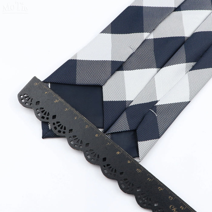 Classic Jacquard Plaid Neck Tie 6Cm Width