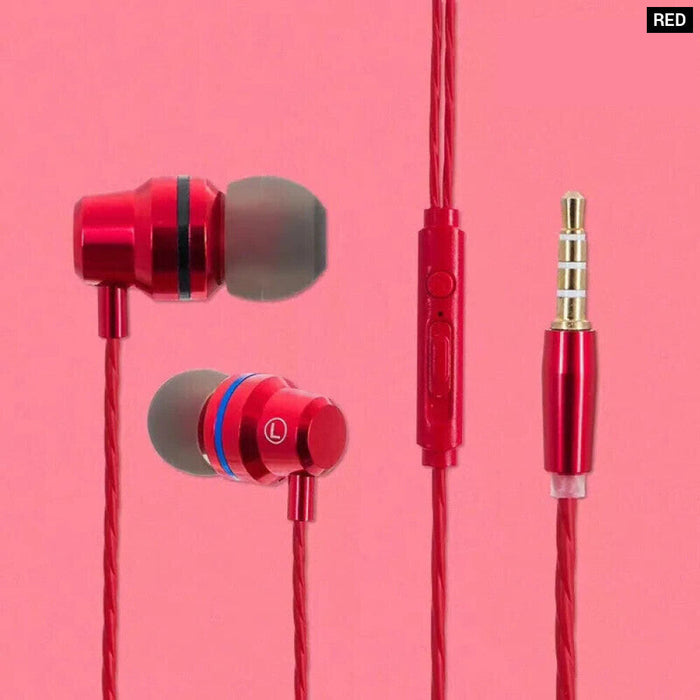 Metal In Ear Earphone For Jbl Oneplus Phones