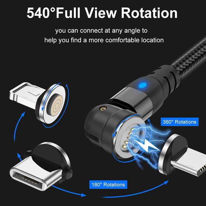 Fast Charging Magnetic Data Cable For Iphone 12 And Xiaomi