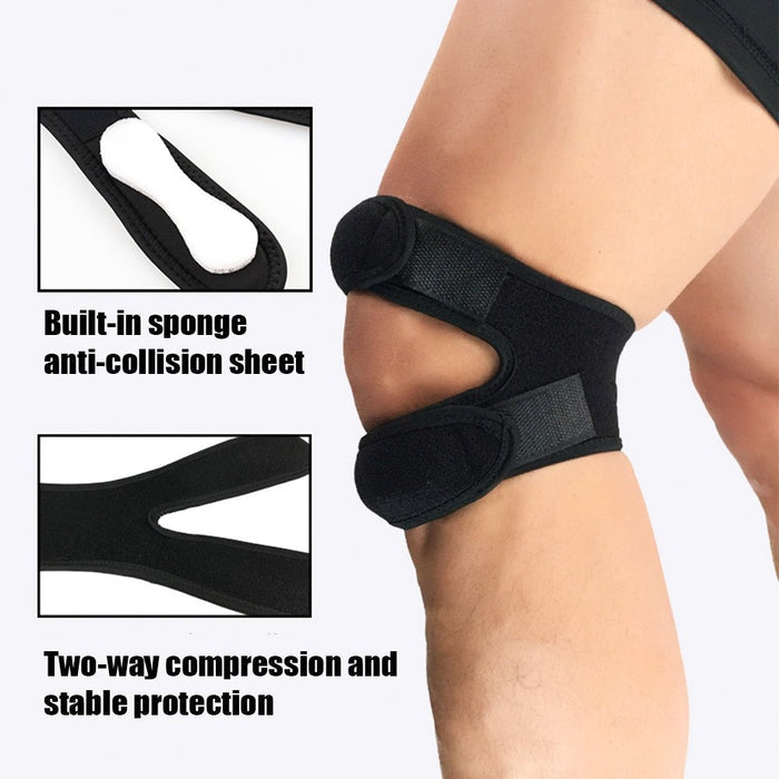 2Pcs/Pair Adjustable Patella Knee Brace for Cycling Basketball Football