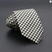 Classic Plaid Neck Tie Jacquard Woven Polyester Wedding