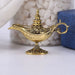 Vintage Aladdin Lamp Brooch 2 Colour Magic Light Pin