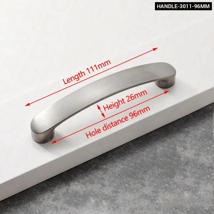 Modern Brushed Kitchen Cabinet Handles