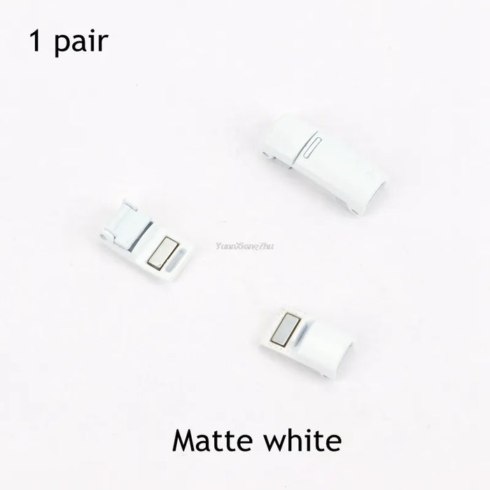 4pcs/1pair Metal Magnetic Buckle Af1 Sneaker Shoe Laces